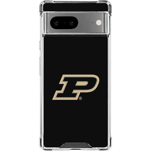 Purdue University Purdue Logo Google Pixel 7a Clear Case